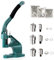 Crovida Grommet kit Eyelet Punch Kit Handheld Hole Punch Pliers Portable Eye Grommet Machine Tool Manual Punch Press Machine with 3 Dies and 1500pcs Silver Grommets 6/10/12mm