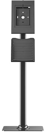 Conecto Soporte de Suelo para Tablet, con Carcasa de para Tab A 10.1 (2019)/ Tab A7/ S6 Lite 10.4/10.5/11 y iPad 5/6/7/8/9/ iPad Air 9.7/ 10.5/10.9 /iPad Air 9,7/10,5/11, Negro