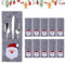 10pcs Tischdeko Weihnachten,Bestecktasche Weihnachten,Weihnachten Tischdeko Bestecktasche,Besteckhalter Weihnachten Filz,Weihnachtsbaum Besteckhalter,Weihnachtstischsets