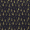 Dekostoff Weihnachtsstoff Tannenbaum Goldprägung Baumwollstoff 1x1,45m Oeko-Tex 100, Farbe:marine
