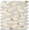 BeNice Bathroom Stick on Tiles Waterproof Splashback for Kitchen Wall Self Adhesive Mosaic Sticker Peel and Stick Brick(10 Sheets,Beige)