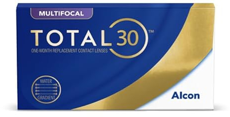 TOTAL30 Multifocal Monatslinsen | 3 Stück | BC 8.4 mm | DIA 14.2m | ADD LOW | -05.75 Dioptrien