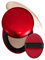 Red Cushion Foundation, Cushion Foundation Make-up für Glashaut, Lang Anhaltende, Leichte, Aufbaubare Deckkraft, Halbmattes, Natürliches Finish (24W)