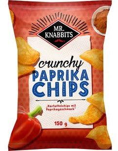 Mr. Knabbits Paprika Chips, 20er Pack (20 x 150g)