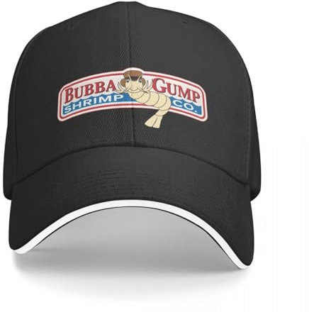 AIETPOIJ Basecap Bubba Gump Shrimp Logo Grafik Baseball Cap Streetwear Snapback Cap Mas Hüte Frauen Hut männer Geschenk