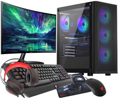 VIST VENTUM PC Gaming Ryzen 7 5700X - RAM 32Go - RTX 5060 - SSD 1To M.2 - WiFi - 27 - Windows 11 Pro