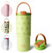 BOTTLE BOTTLE Isolierte Wasserflasche mit Strohhalm und Griff, Edelstahl-Wasserflaschen für Auto, Sport, Zuhause, Büro und Schule, 750 ml, auslaufsicher, Baum