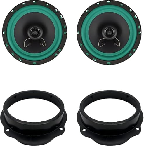 IPNOSIS Kit de 2 altavoces IP-01165 para Ford Focus de 2005 a 2010, C-Max y S-Max de 2003 a 2010, Kuga de 2008 a 2012 con 2 soportes delanteros
