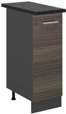 Vicco Armario de Farmacia R-Line, Gris Noble, 30 cm, ET Antracita