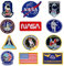 12 Stück Astronaut Aufnäher Patches,Aufnäher zum Aufbügeln Astronaut,Aufnäher für NASA