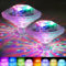 SGZIOO 2 PCS Floating Pool Lights, 8 Modes Led Swimming Pool Lights1, Waterproof Corlorful Hot Tub lights1, Battery Operated Floating Pond Lights, Disco Bath Light for Bathing Time, Pool and Hot Tub