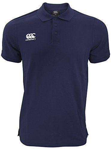 Canterbury Mens Waimak Short Sleeve Pique Polo Shirt (3XL) (Navy)