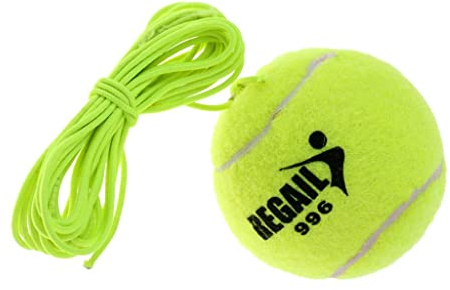 Baoblaze Palla Da Tennis Elastica Resistente Con Cordino Per Allenatore Da Tennis - Verde