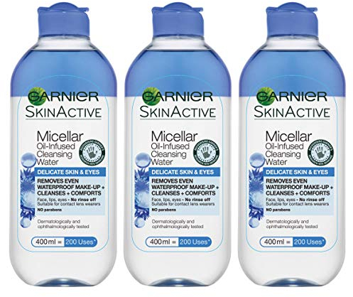 Garnier Nettoyant visage à l'eau micellaire lot de 3