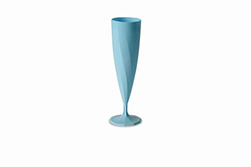 Générique 10 FLÛTES À Champagne Monobloc - Bleu CI