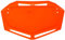 cyclingcolors BMX NUMMERNSCHILD STARTNUMMER Platte Fahrrad MTB MX AERO Design Number Plate (Orange)