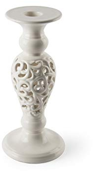 Excelsa White Home Altezza Candle Holder 20 cm Bianco