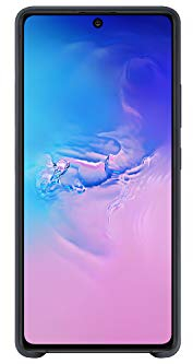 Samsung Original Galaxy S10 Lite Soft Touch Silicone Cover/Mobile Phone Case - Black