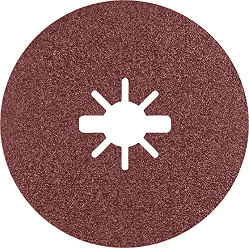 Bosch Professional 25 x Discos de fibra Expert R782 Prisma Ceramic, para Acero, Láminas de acero inoxidable, 180 mm, Grano 60, Accesorios Amoladora pequeña