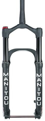 Manitou Mastodon Pro - Forcella ammortizzata, 26, 100 mm, 15 x 150 mm, offset 51 mm, nero opaco, standard
