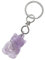 Amethyst Bär Schlüssel Anhänger 40x16 Silber HS581