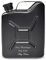 Personalised Engraved Black Jerry Can Hip Flask, Personalise with Any Message for Any Occasion