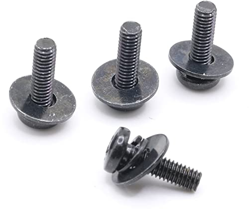 ReplacementScrews VESA Compatible M4 14mm TV/Monitor Wall Mount Screws for 75x75mm and 100x100mm Brackets. Metric Screws & Washers for Mounting Any TV/Monitor Brand.