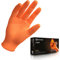 Nitrilhandschuhe MERCATOR GoGrip Orange, Einmalhandschuhe, puderfreie Einweghandschuhe, Größe: XXL - 500 Stück