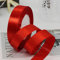ZHIHUI Satinband Rot 20mm, 22 Meters Dekoration Geschenkband Fein Schleifenband, Stoffband für Luftballons, Hochzeit, Taufe und Geburtstag Geschenke Der Valentinstag Verpackung von Geschenken