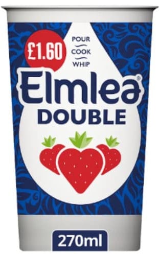 Elmlea Double Alternative to Cream 270ml x 12