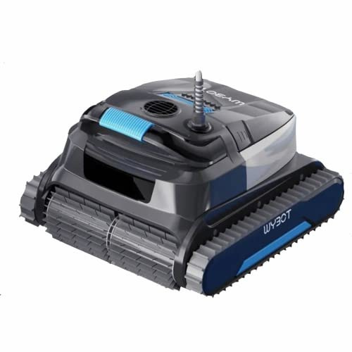 Productos QP |Limpiafondos Eléctrico para Piscinas, Robot Piscina, Ciclo de Limpieza 2 Horas, Control Remoto | Negro