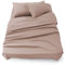 Blumtal - Parure De Lit 180x200 en Microfibre - 3 Pièces - Drap Housse 180x200 + Drap Plat 2 Personnes (280x275) + 2 Taies d'oreiller 50x80 - Rose