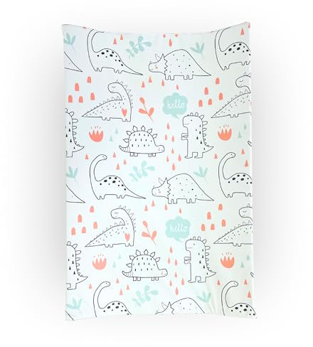 Clair de Lune Dinosaur Anti-Roll Wedge Baby Changing Mat 69 x 44cm