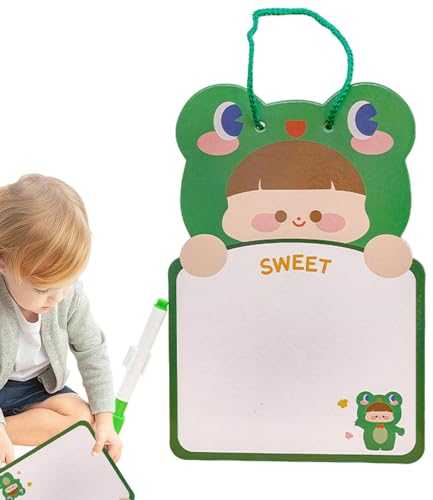 mawma Zeichenbrett, Zeichenschreibbrett | Löschbares Malbrett - Doppelseitiger Schreibblock mit Whiteboard-Stift, Vorschulspielzeug für Jungen und Mädchen