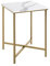 RASANTI Beistelltisch ALBUFEIRA Gold-Marmoroptik