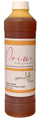Prime Yellow Tinte, 500 ml, kompatibel mit Canon-epson-hp-brother,dye, kompatibel mit hoher Qualität. Reinigt Düsen automatisch, geeignet für g-tank-ecotank-megatank, Kartuschen. Hergestellt in