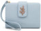 GOUNNU Porte Monnaie Femme en Cuir PU Portefeuille Femme Petit Format RFID Blocage Porte Feuilles pour Femme avec 7 Emplacements et Porte Monnaie à Fermeture éclair (Bleu-1)