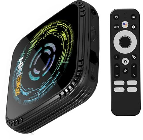 Android Box 14.0 Wifi 6.0 TV Box HK1 Box H8X H728 with 4GB RAM 64GB ROM Dual Wi-Fi 2.4G/5.8G, BT 5.0 LAN 1000M / H.265/ BT/ USB3.0 Android Box
