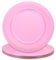 sourcing map Set di 6 sottopiatti vintage con perline di plastica, 33 cm, per piatti piani, set di piatti rotondi, per feste di nozze, eventi, decorazione da tavolo, rosa