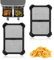 2 Pièces Grille Anti Projection pour Ninja Foodi Dual Zone Air Fryer AF400EU & AF451EU, Protection en Silicone Réutilisable pour Friteuse à Air Chaud, Efficacement les éclaboussures de Graisse