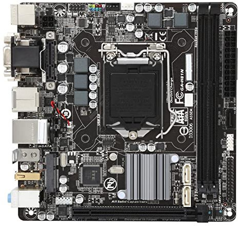 Computer Motherboards Fit For Gigabyte GA-H81N Motherboard Socket LGA 1150 H81 DDR3 16G USB3.0 SATA3.0 Mini ITX HTPC For Core 4th Generation I7i5i3
