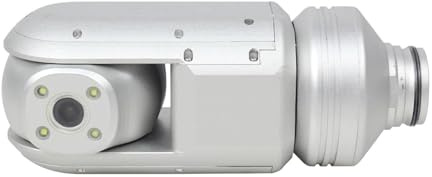 Telecamera Ispezione Tubi FHD 1920x1080P 58mm 360 Pan Tilt Ruota Tubo di Scarico Fogna Condotto Video Telecamere Ispezione DVR 9mm 60m Cavo(30m,C50PT Head Only)