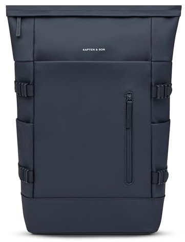 Kapten & Son Rucksack Freizeitrucksack mit Laptopfach Helsinki Pro Backpack 23L Navy Blue dunkelblau