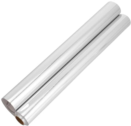 Toddmomy 40cm Brushed Silver Appliance Wrap Peel and Stick Cover for Dishwasher Refrigerator Washing Machine 5m Roll Self Adhesive Kitchen Splashback Sticker Panel