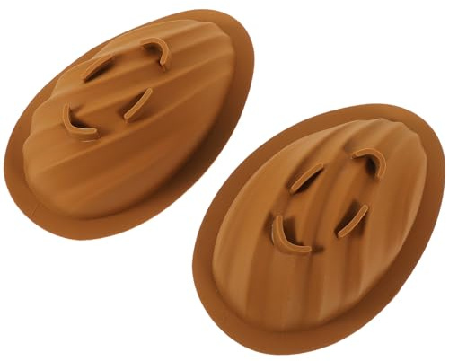 JOINPAYA Molde de Silicona para Pastel de Chocolate en Forma de Huevo de Pascua, 2 Piezas, 15 Cm, Flexible y Antiadherente, Apto para Horno, Moldes para Dulces y Galletas de Repostería