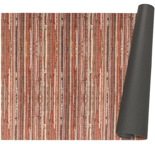 ANRO Küchenläufer Teppich Läufer Flur Küchenteppich rutschfest Küchenmatte PVC abwaschbar Flurläufer pflegeleicht Terra 260 x 67 cm
