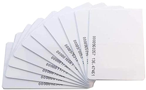 AZDelivery 10 x RFID Card Keycard/Schlüsselkarte 125KHz Weiß, Durchnummeriert kompatibel mit Arduino inklusive E-Book!