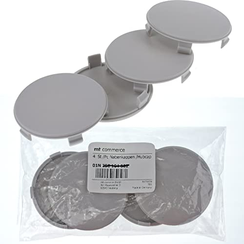 RKC 4X 68 mm Nabenkappen Felgen Deckel Radnaben Kappen Grau Gewölbt für BMW
