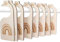 Niktule Baby Schrankteiler,Set mit 8 doppelseitigen Baby-Kleiderschränken aus Holz - Unisex-Babyzimmer-Schrankteiler für Neugeborene, Kleinkinder und 24 Monate