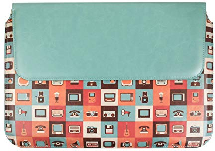 Emartbuy Gadgets 11.6-14 Inch Premium PU Leather Magnetic Folio Wallet Case Cover Sleeve Compatible with Laptops Listed Below